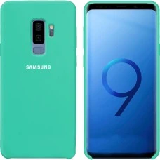Силиконовый чехол Original Case Samsung Galaxy S9 Plus (Бирюзовый)