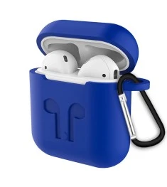 Чехол для наушников Full Silicone Case Apple AirPods 1 / 2 (48) Ultramarine