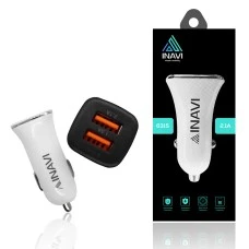 АЗУ iNavi 2в1 Micro 2USB / 2.1A (6315) (черный)
