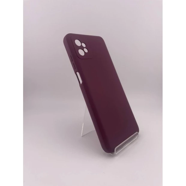 Силіконова оригінальна Motorola Moto G32 (ShutCam) (Бордовий)