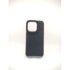 Чохол Kajsa Snake Pattern для iPhone 15 Pro (чорний)