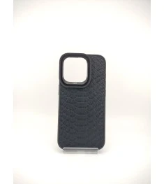 Чохол Kajsa Snake Pattern для iPhone 15 Pro (чорний)