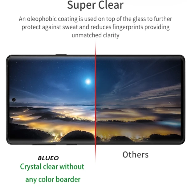 Защитное стекло 5D Blueo UV Glue Samsung Galaxy S20 (Clear)