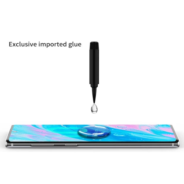Защитное стекло 5D Blueo UV Glue Samsung Galaxy S20 (Clear)