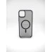 Силіконовий чохол iPaky Carbon Clear з MagSafe для iPhone 15 Plus (чорний) Силіконовий чохол iPaky Carbon Clear з MagSafe для iPhone 15 Plus (чорний)
