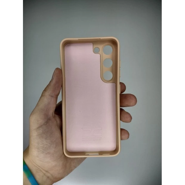 Силікон оригінальний Samsung Galaxy S23 (ShutCam) (Персиковий)