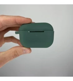 Чехол для наушников Full Silicone Case Apple AirPods Pro 2 (Pine Green)