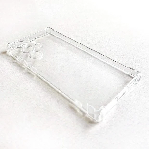 Силикон 6D Samsung Galaxy S25 Ultra (ShutCam) (Прозрачный)