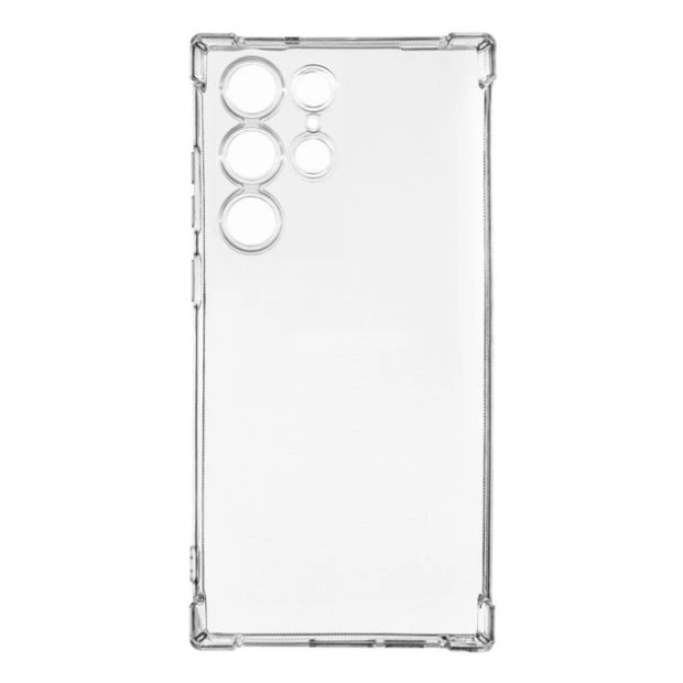 Силикон 6D Samsung Galaxy S25 Ultra (ShutCam) (Прозрачный)