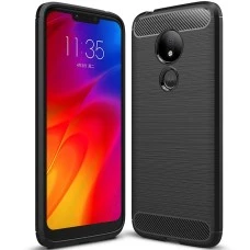 Силикон Polished Carbon Motorola G7 Power (Чёрный)
