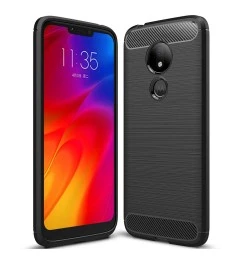 Силикон Polished Carbon Motorola G7 Power (Чёрный)