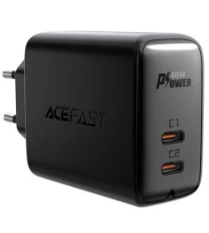 СЗУ-адаптер Acefast A9 40W PD QC 2Type-C 3A (Чёрный)