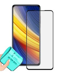 Защитное стекло 5D Ceramic для Xiaomi Poco X3 / X3 Pro Black