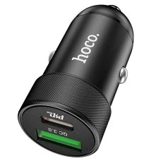 АЗУ-адаптер Hoco Z32B Speed up USB-A USB-C PD20W + QC3.0 (Чёрный)