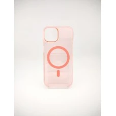 Чехол Clear Case Premium with MagSafe Apple iPhone 15 (Pink Sand)