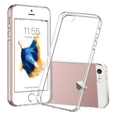 Силиконовый чехол QU Case Apple iPhone 5 / 5s / SE (Прозрачный)
