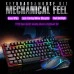 Клавиатура T-Wolf TF200 LED + Мышь (Чёрный)