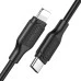 USB-кабель Borofone BX42 PD 1m (Type-C на Lightning) (Чорний) USB-кабель Borofone BX42 PD 1m (Type-C на Lightning) (Чорний)