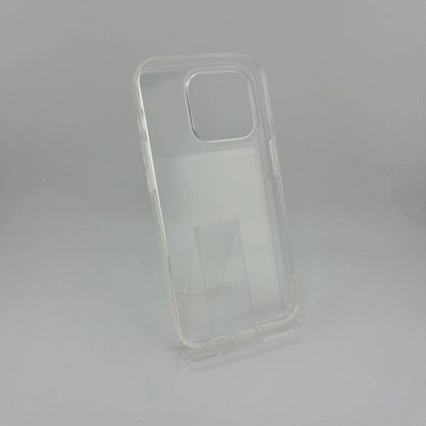 Силіконовий чохол WS для Apple iPhone 15 Pro (прозорий)