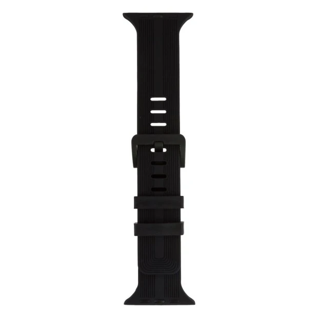 Ремешок Apple Watch Silicone Shine 42 / 44 / 49mm (07) Black