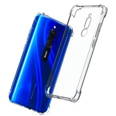Силиконовый чехол 6D Xiaomi Redmi 8 (Прозрачный)