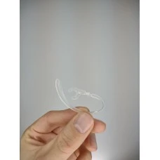 Дужка заушная поворотная пластиковая для Bluetooth-гарнитуры (6мм) (Прозрачная)