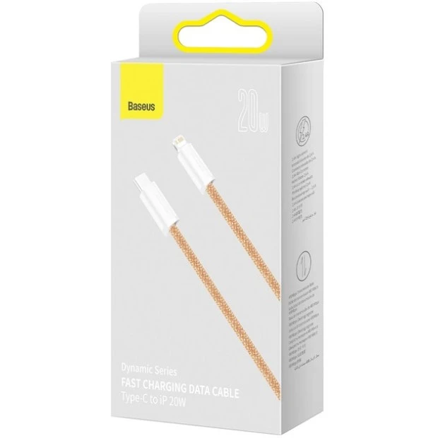 USB-кабель Baseus Dynamic Series 20W (2м) (Type-C to Lightning) (Помаранчевий) CALD000107