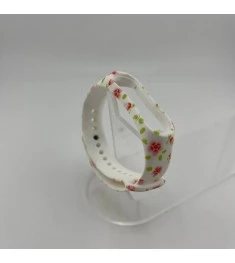 Ремешок Picture Design Xiaomi Mi Band 3 / Mi Band 4 (16) Цветы Красные