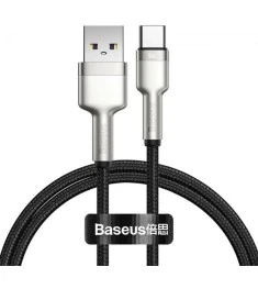 USB-кабель Baseus Cafule Metal Data 66W (2m) (Type-C) (Чорний) CAKF000201