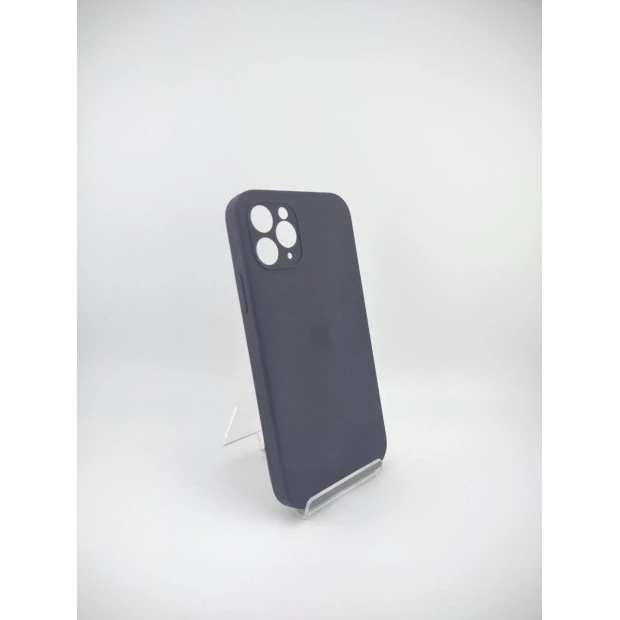 Силіконовий чохол Original Square RoundCam для Apple iPhone 11 Pro (баклажан)