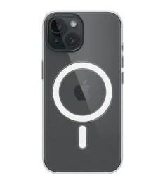 Чохол Clear Case with MagSafe для Apple iPhone 15 (Прозорий) (Оригінал)