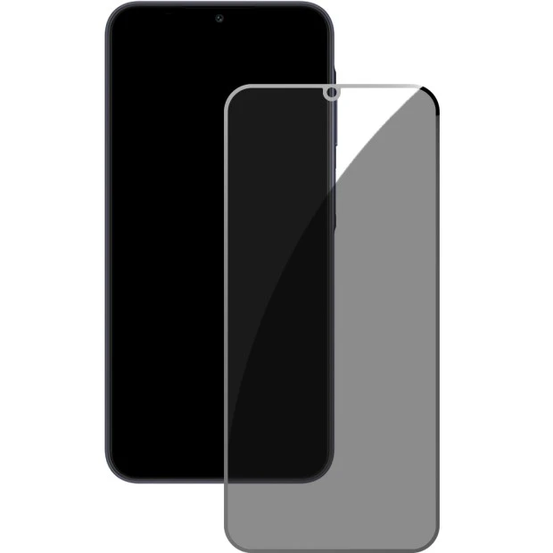 Захисне скло 5D Privacy HD для Samsung Galaxy A25, чорне.