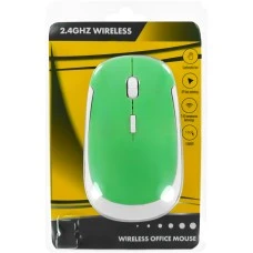 Мышь беспроводная Wireless Mouse JM3500 (Зелёно-белый)