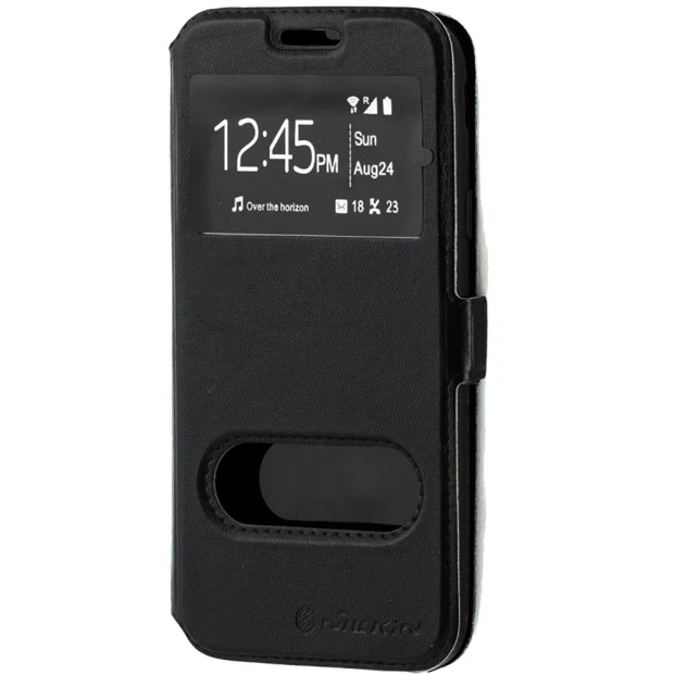 Чехол-книжка Nillkin Window Samsung Galaxy J7 (2016) J710 (чёрный)