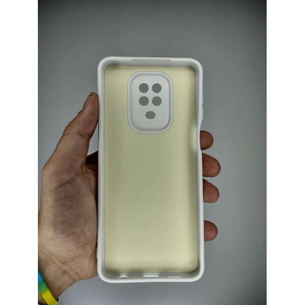 Силикон Original ShutCam Xiaomi Redmi Note 9S / Note 9 Pro (Белый)