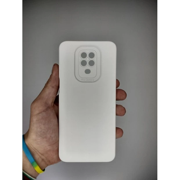 Силикон Original ShutCam Xiaomi Redmi Note 9S / Note 9 Pro (Белый)