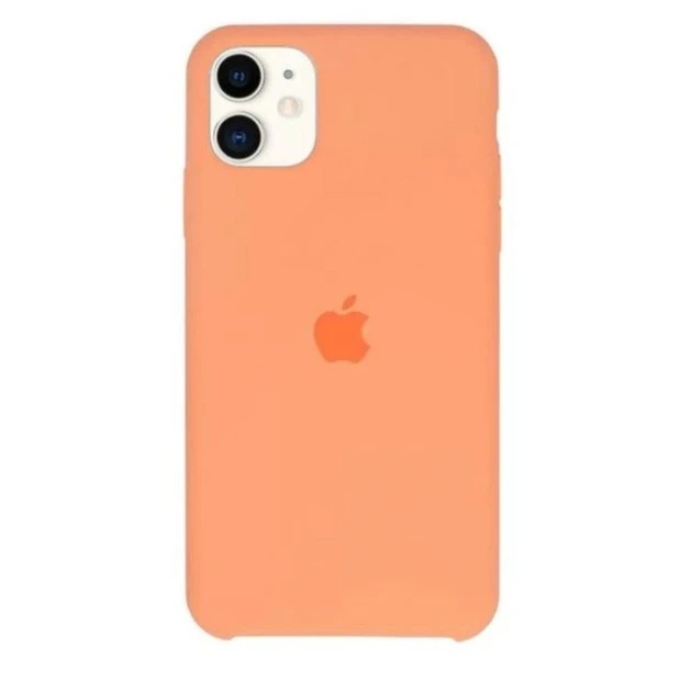 Силіконовий оригінальний чохол округлої форми для Apple iPhone 11