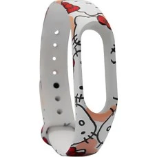 Ремешок Picture Design Xiaomi Mi Band 3 / Mi Band 4 (Kitty)