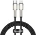USB-кабель Baseus Cafule Metal Data 20W (1m) (Type-C to Lightning) (Чорний) CATLJK-A01