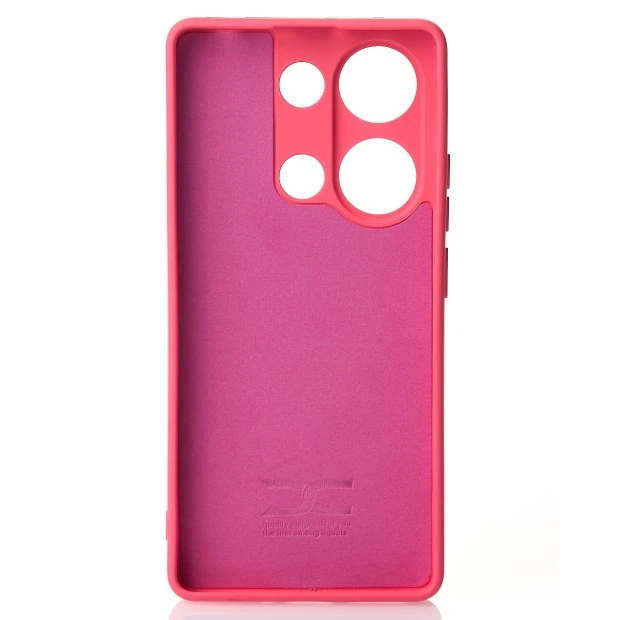 Силіконова обкладинка Original Xiaomi Redmi Note 13 4G (ShutCam) (Малиновий)