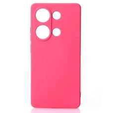 Силіконова обкладинка Original Xiaomi Redmi Note 13 4G (ShutCam) (Малиновий)