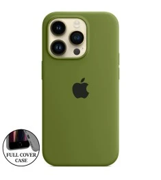 Силикон Original Round Case Apple iPhone 14 Pro (46) Deep Green