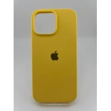Силикон Original Round Case Apple iPhone 16 Pro Max (13) Yellow