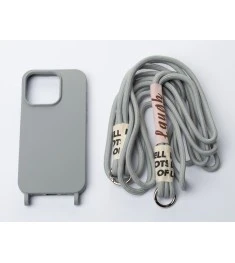 Apple iPhone 15 Pro Max Cord Case Cover (Gray)