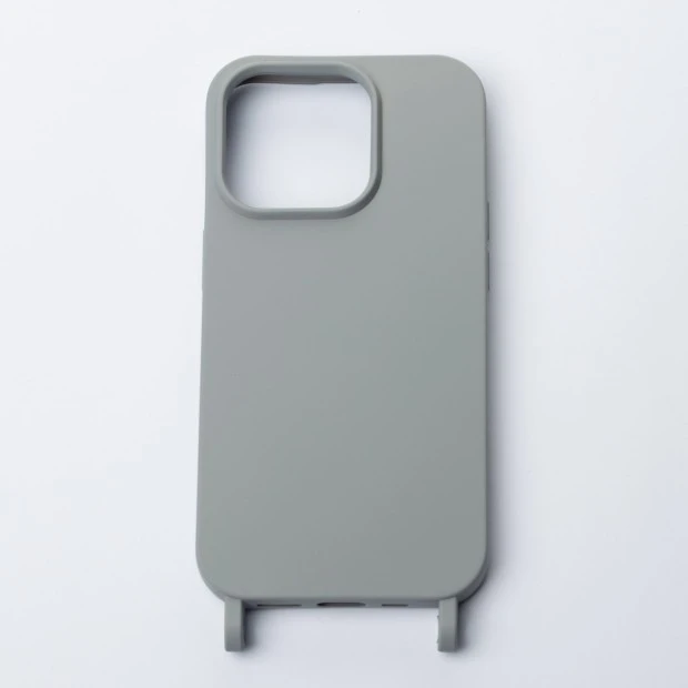 Apple iPhone 15 Pro Max Cord Case Cover (Gray)