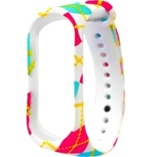 Ремешок Picture Design Xiaomi Mi Band 3 / Mi Band 4 (Клетка, 01)