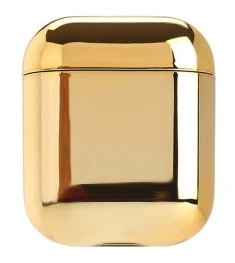Футляр для наушников Clear Case Apple Airpods Mirror (Gold)
