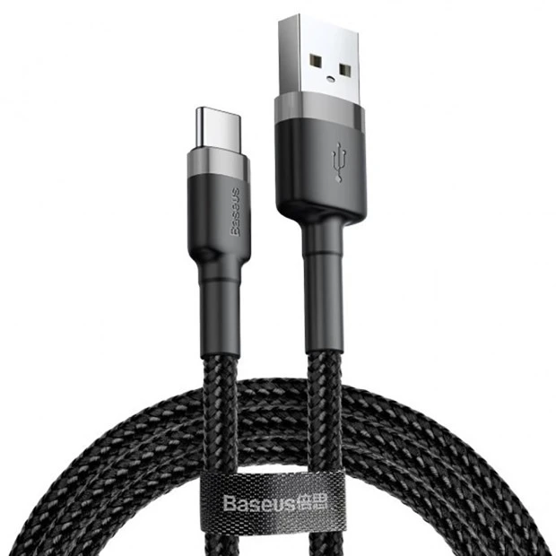 USB-кабель Baseus Cafule Special Edition 3А (2m) (Type-C) (Чёрный) CATKLF-СG1