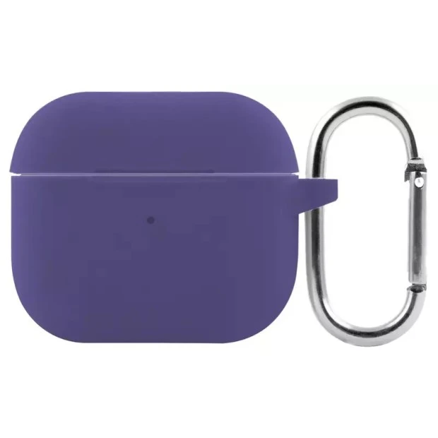 Чехол для наушников Full Silicone Case with Microfiber Apple AirPods 3 (34) Lavender Gray