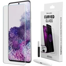 Стекло 5D UV Glue Samsung Galaxy S20 Plus (Clear)
